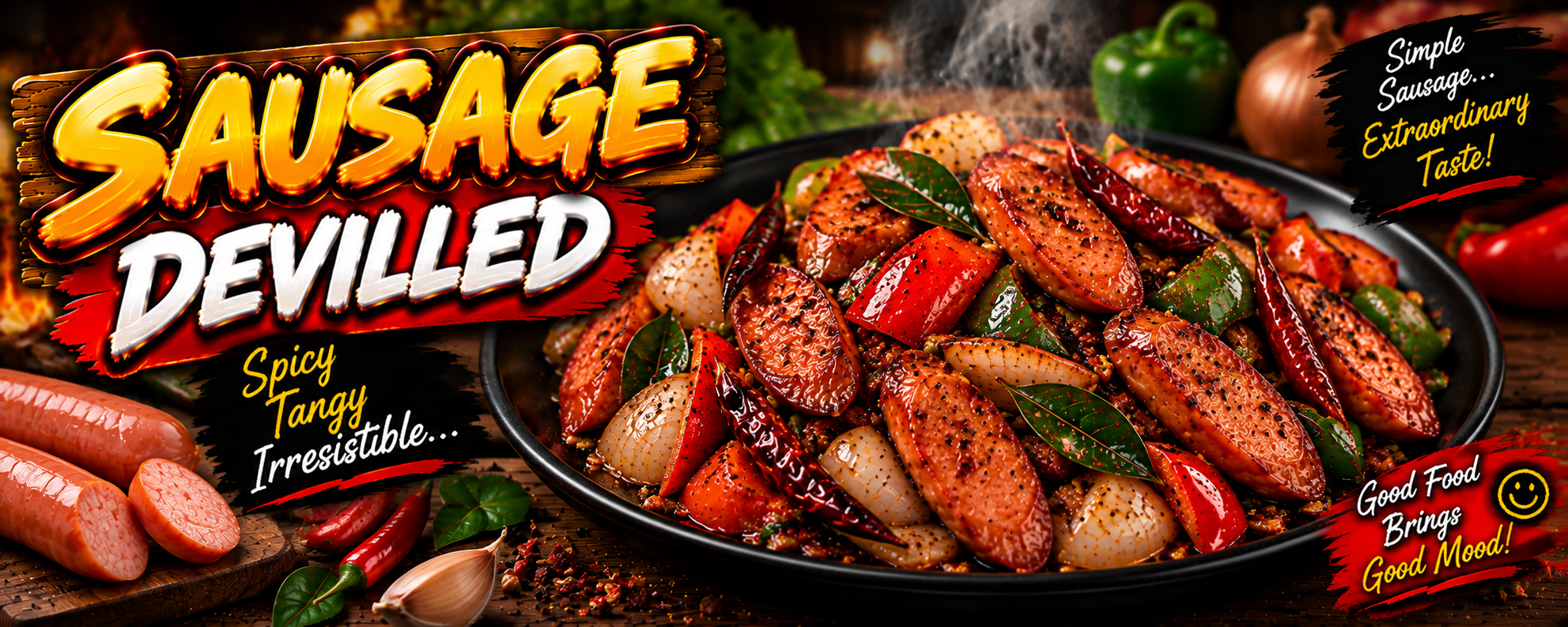Sausage Devilled- L