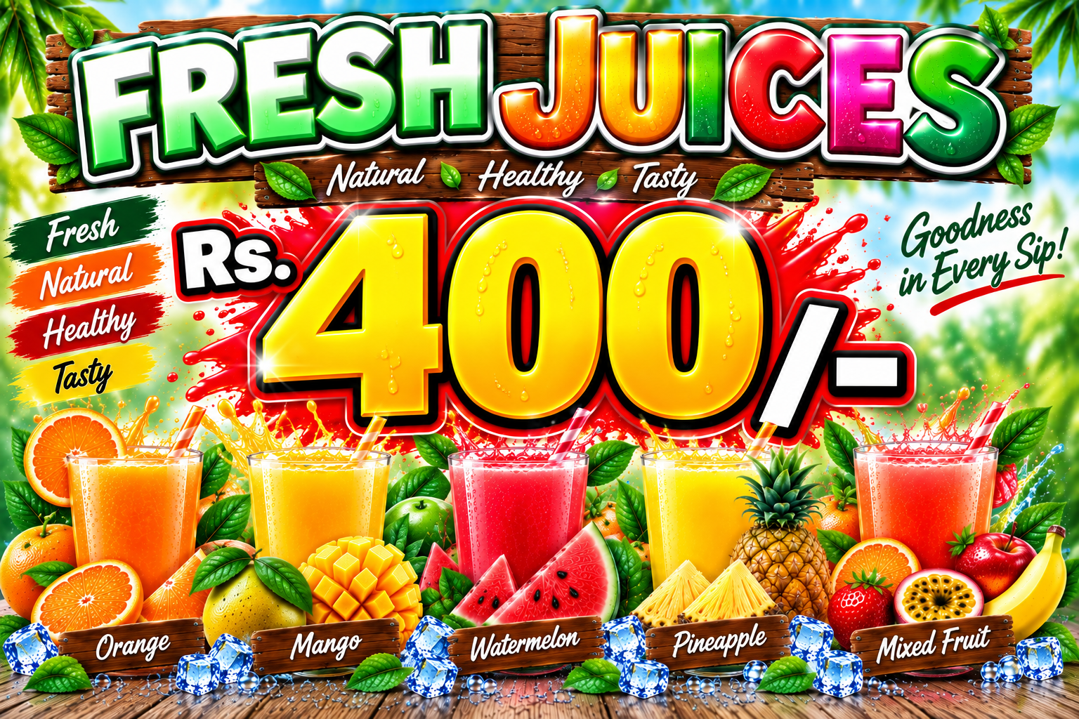 FRESH JUICES 400