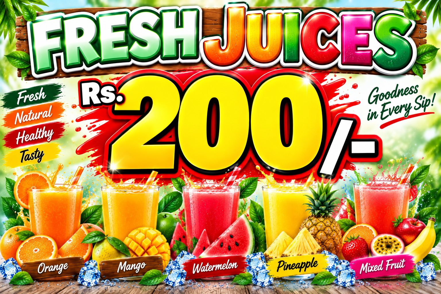 FRESH JUICES 200