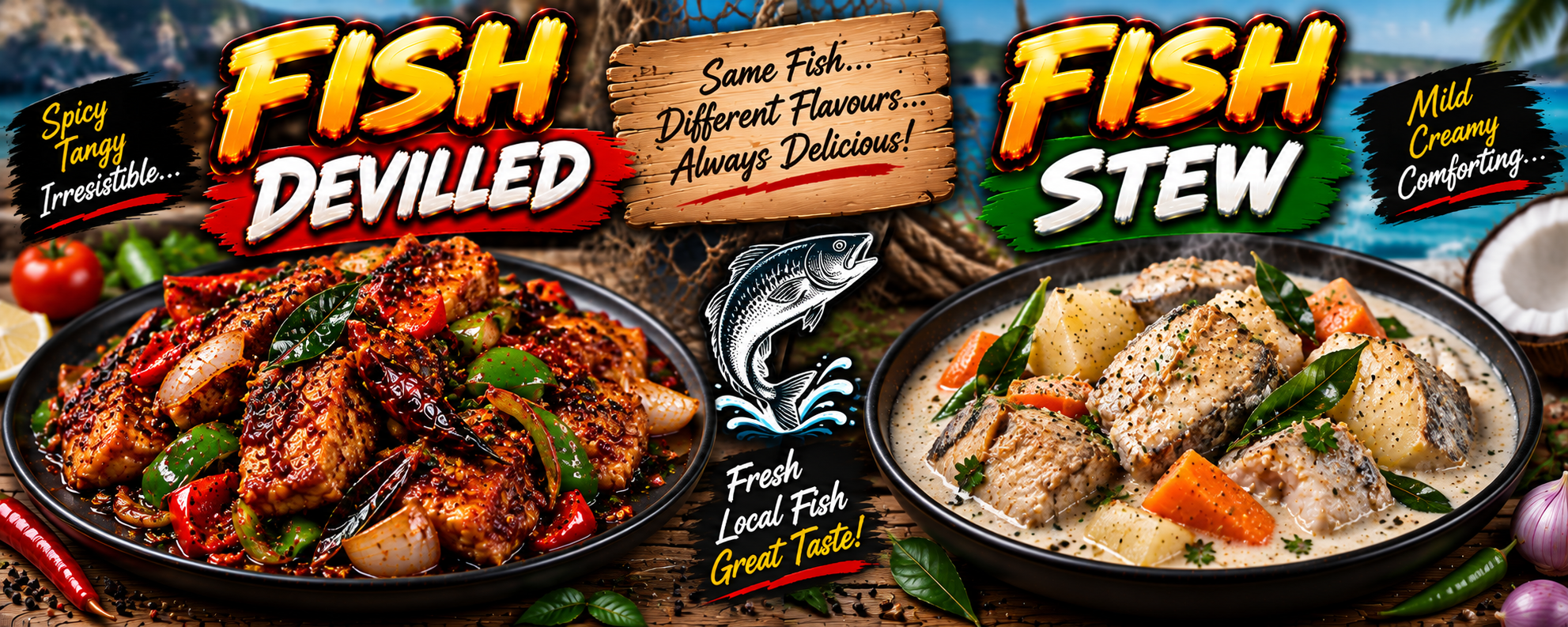 Fish Devilled/Stew -L