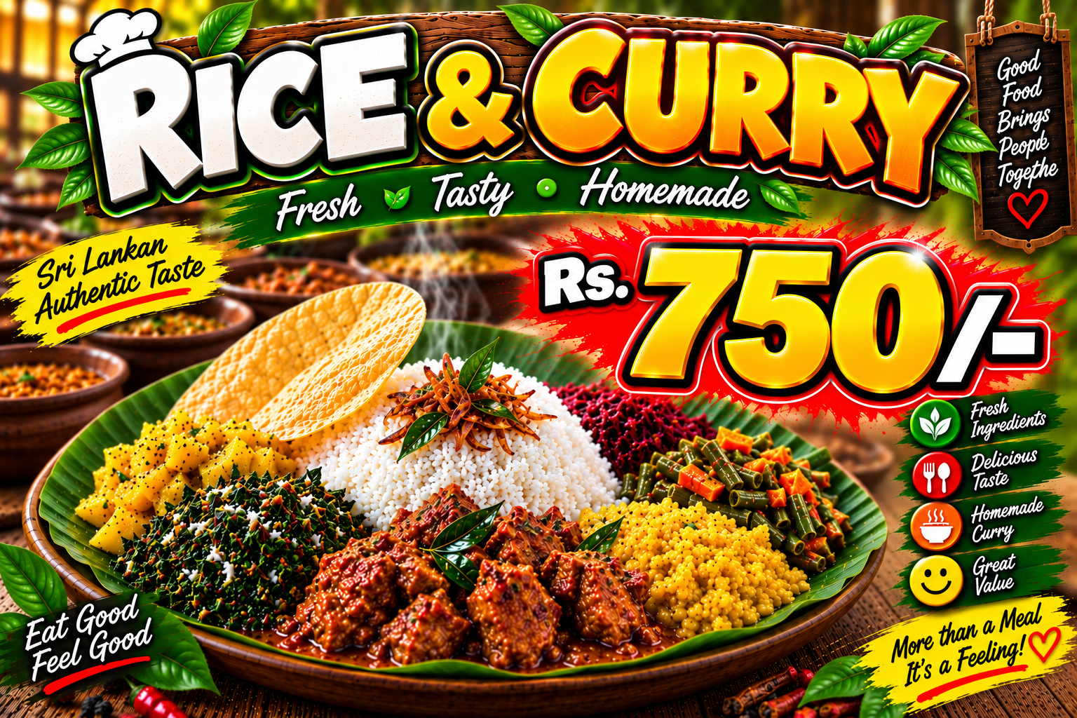 Rice & Curry -750